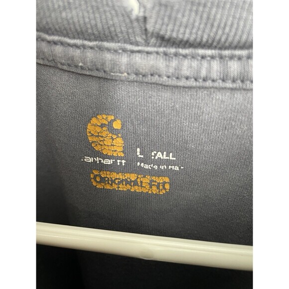 Carhartt Shirt Pocket Tee Logo Workwear Original Fit Skater Thrashed K87 Tall - Picture 4 of 13